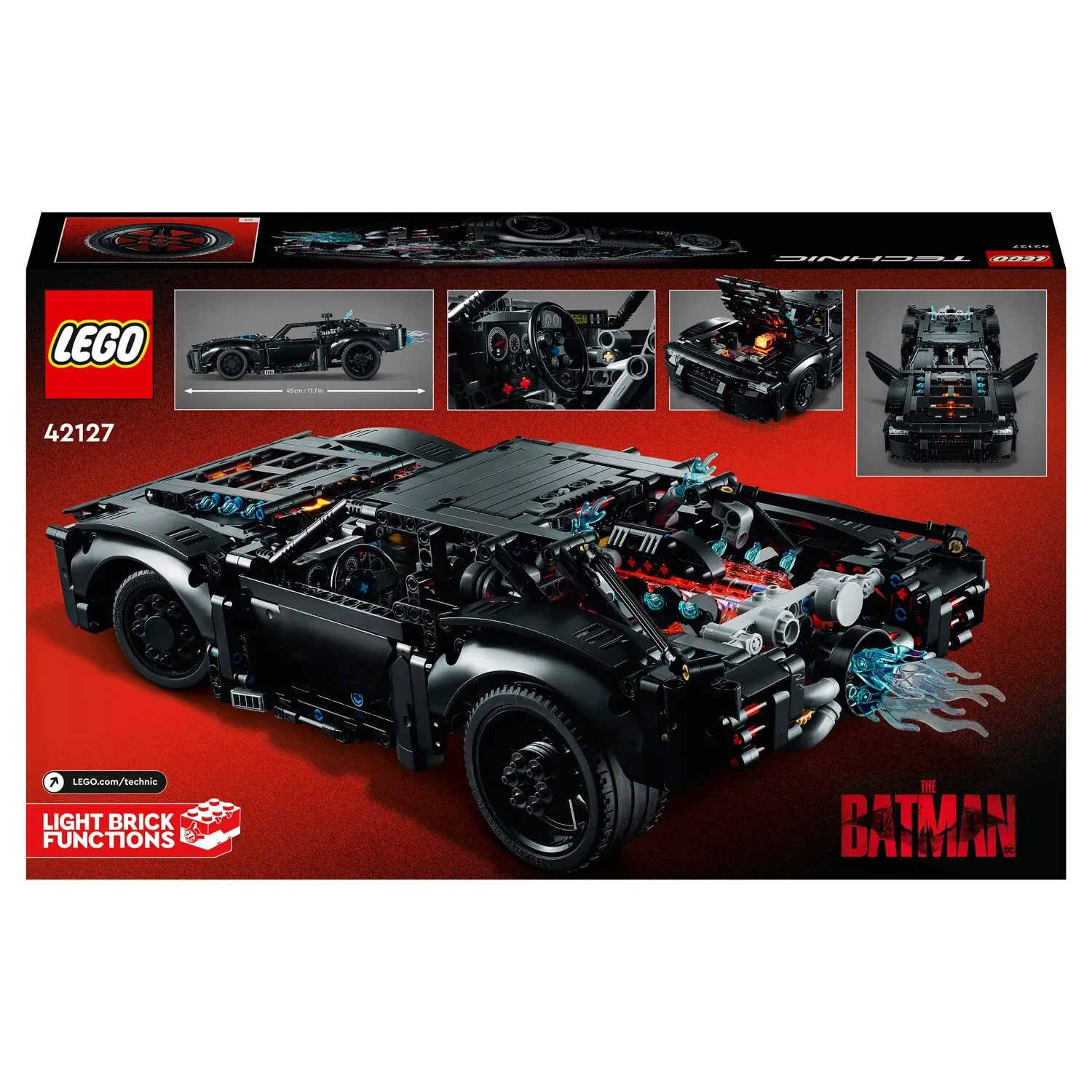 Конструктор LEGO Technic 42127 Бэтмен: Бэтмобиль |
