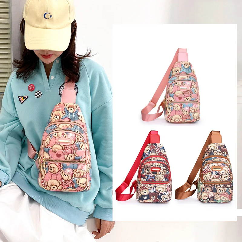 

NEW Women's Chest Pack Bag Fashion Sports Shoulder Waist Bags For Women Pu Leather Zipper Buckle Messenger Bag Phone Bag 2022