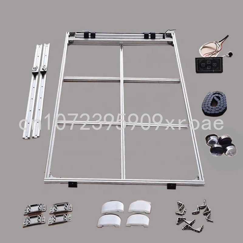 

RV Caravan Electric Lift Bed Adjustable Intelligence Bed Motorhome Aluminum Profile Lifting Bed