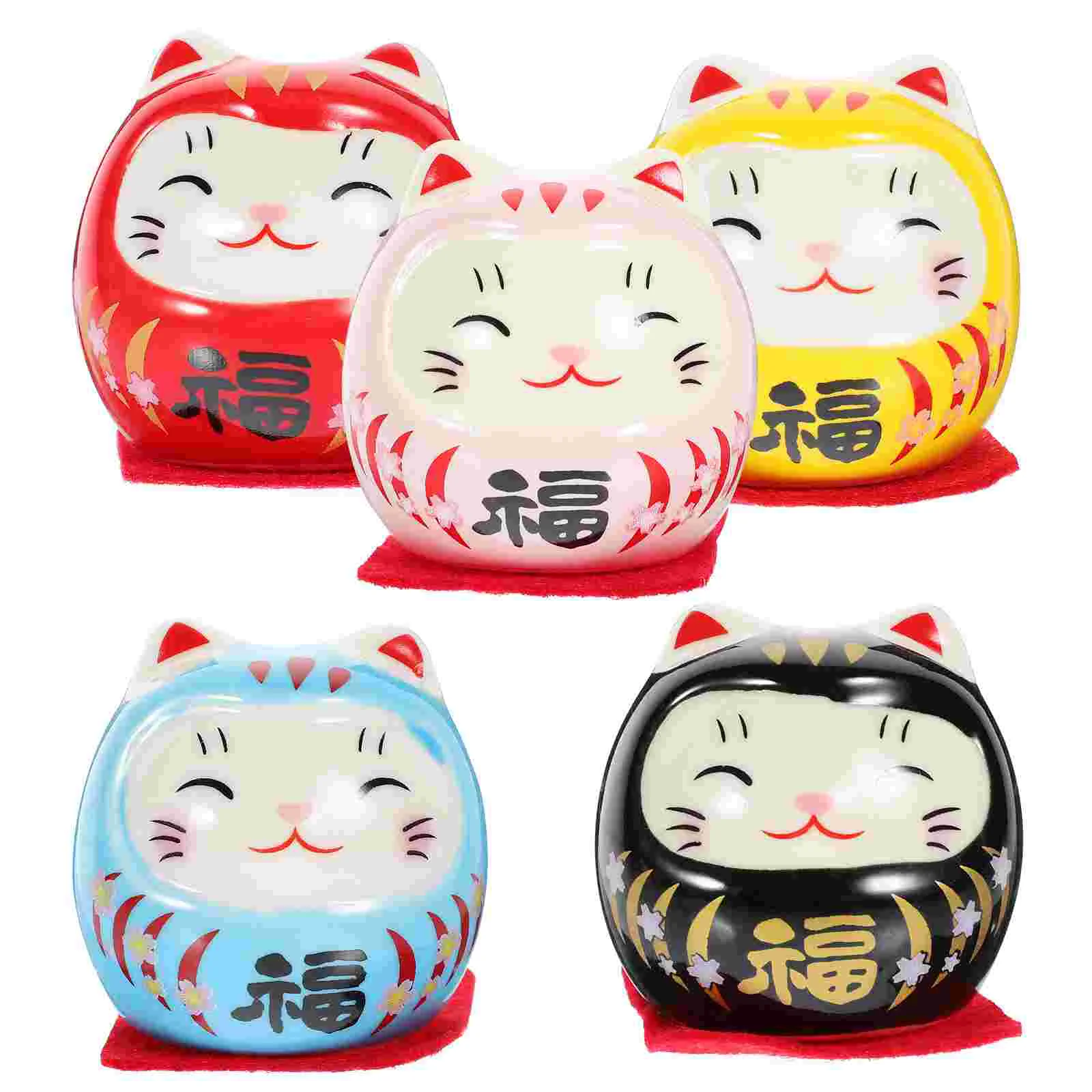 5 шт. кактус Bodhidharma украшения статуя Будды домашняя азиатская керамика декор