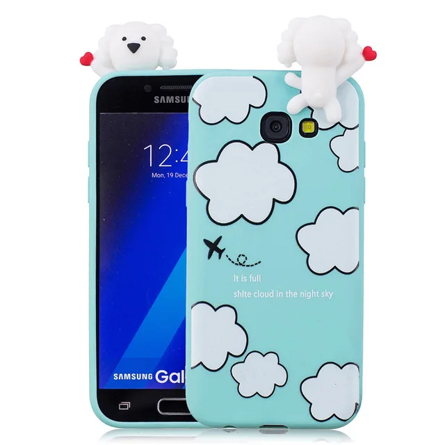 3D Cute Unicorn Panda Owl Soft Silicone TPU Cover on For Coque Samsung Galaxy J3 J5 J7 A3 A5 2017 2016 Case Fundas Girl Child images - 6