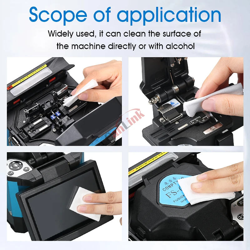 AUA-Y3 Fiber Cleaning Wipes Dustfree Paper Optic Low-lint Optical Clean FTTH Tools Free Shipping |