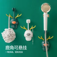 light luxury creative punch free shower bracket bathroom sprinkler base section universal shower rack bracket