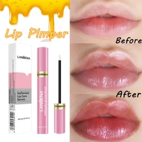 lanbena moisturizing lip plumper serum lip augmentation liquid reduce fine lines lip balm increase elasticity lip gloss care