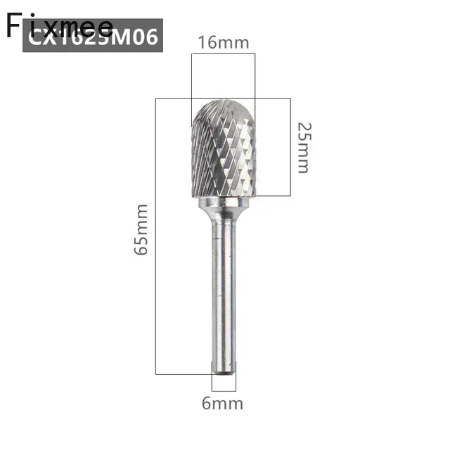 1 шт. 6 мм-16 мм вращающийся напильник из карбида вольфрама инструмент типа CX