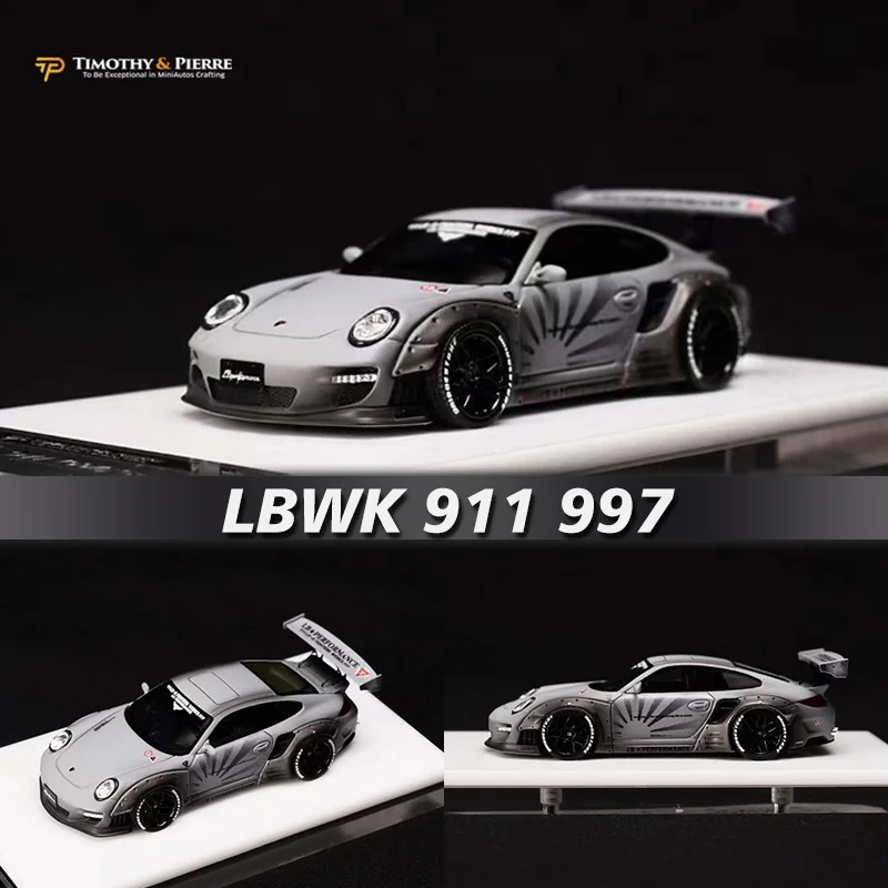 

TP 1:64 LBWK 911 997 Fighting Gray Resin Alloy Diorama Car Model Collection Miniature Carros Toys In Stock