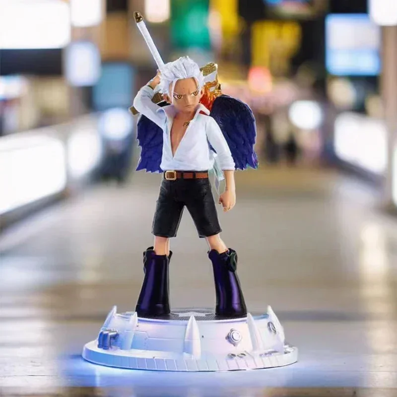 28 см цельные фигурки GK Dracule Mihawk орлиный глаз пылающий ангел аниме коллекция ПВХ