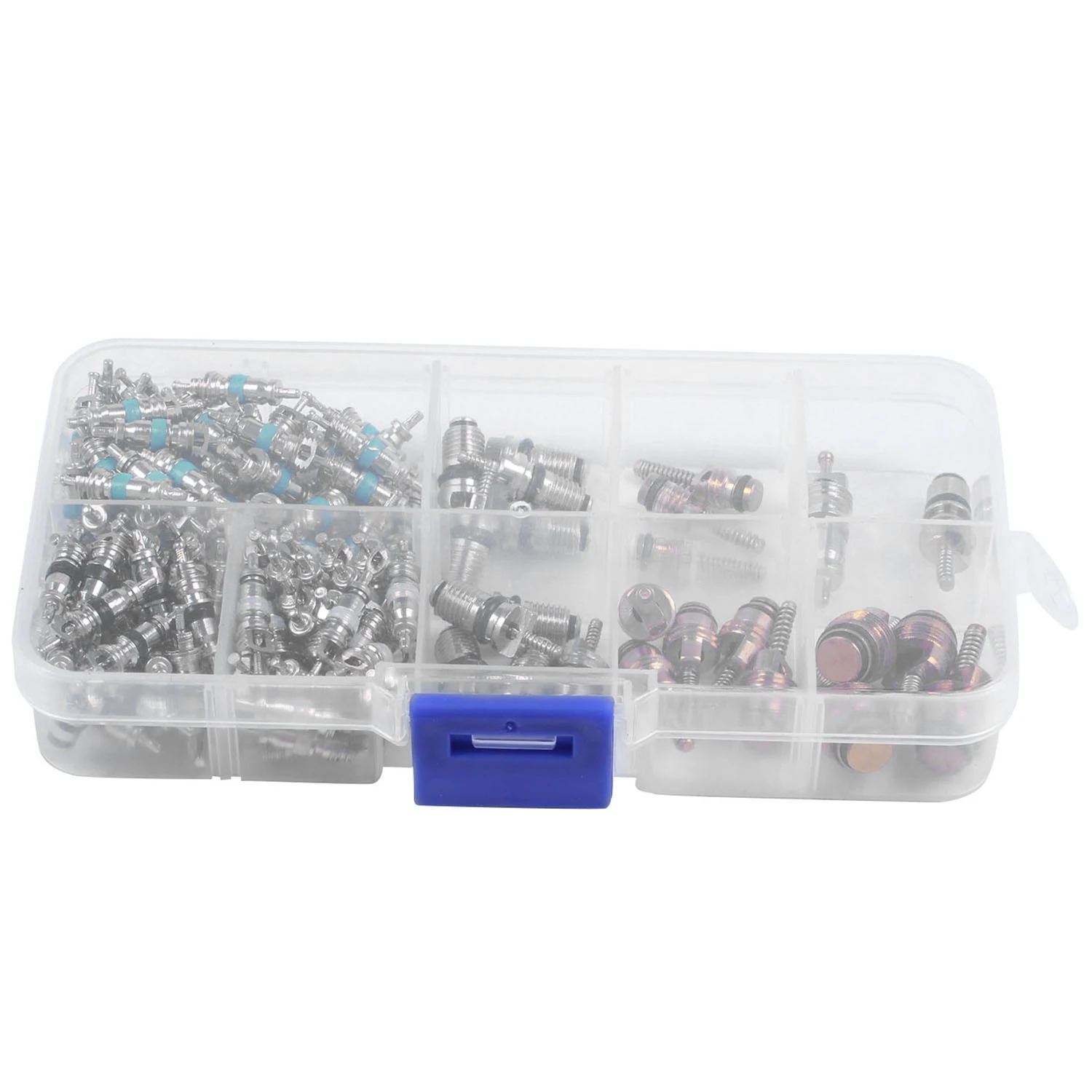 

135 Pcs Auto Air Valve Core R134 Remover Assortment Kit For