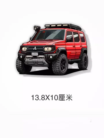 Автомобильные наклейки для Pajero IO, ограниченная серия, модели для кемпинга, гоночных транспортных средств, аппликация, наклейки на окна, кузов