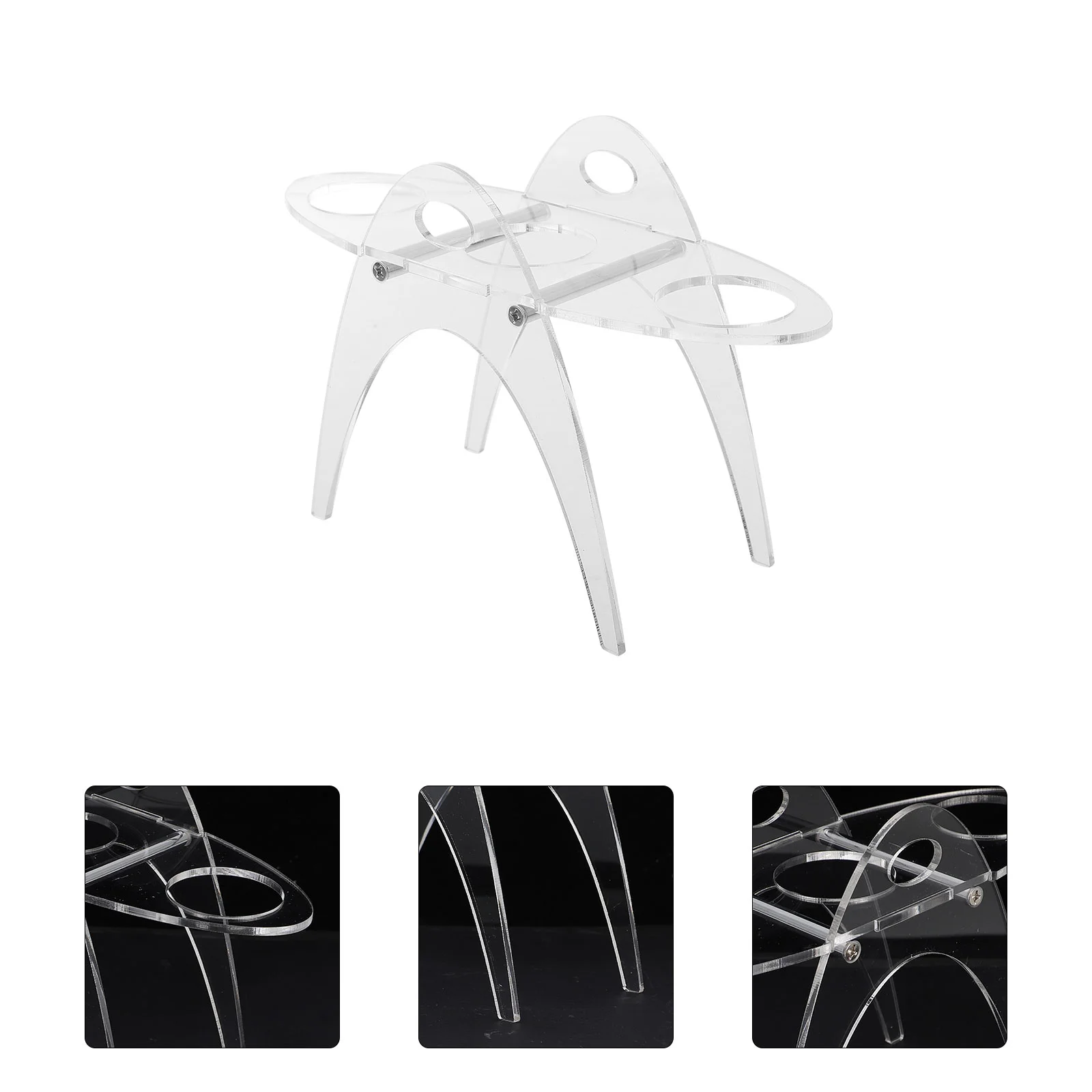 

Cone Holder Cream Stand Ice Display Sushi Cupcake Roll Rack Acrylic Waffle French Frysnow Hand Popcorn Candy Sugar Tower Cones