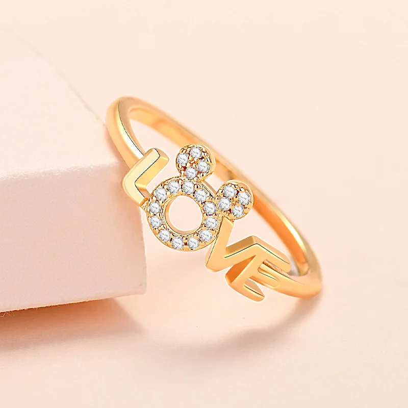 Кольцо с изображением Микки Мауса из Диснея |