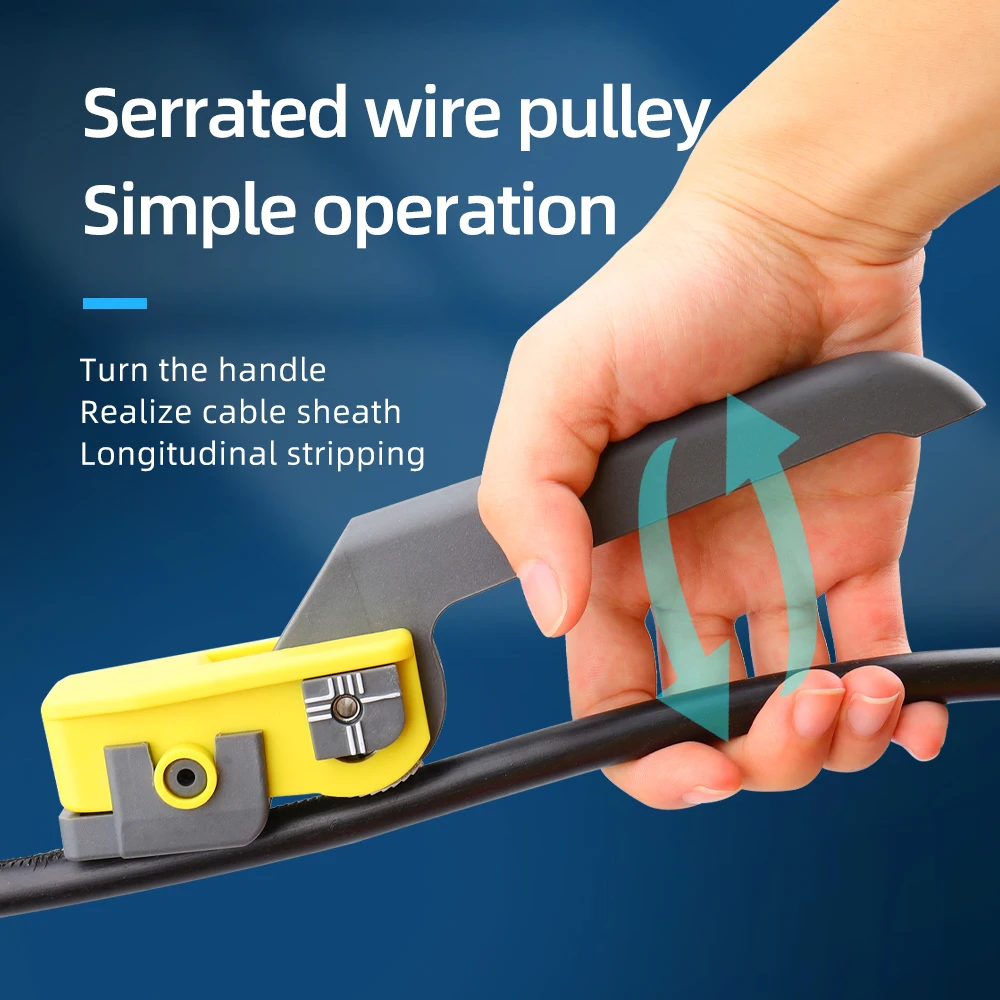 Фотоволоконный инструмент для зачистки кабеля