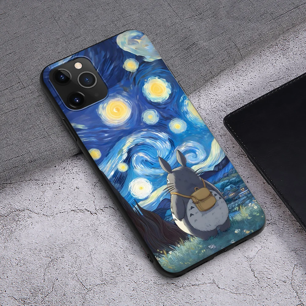 Мягкий чехол HA159 T-Totoros для Samsung Galaxy A15 S10E S9 S8 S7 Note 20 10 9 8 Plus Lite