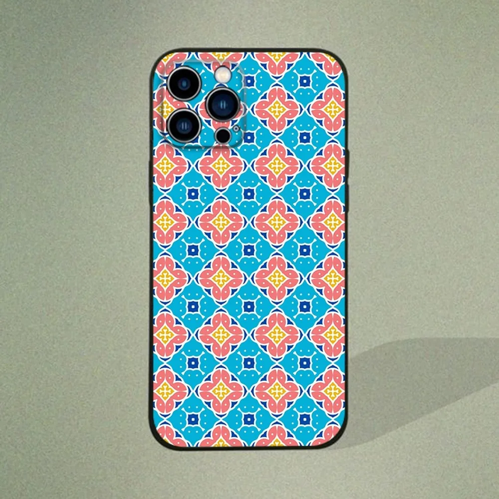 Чехол для телефона Bohemian Art IPhone 15 14 13 12 11 Pro Max Mini 8 7 Plus SE2 X XR XS MAX мягкие силиконовые