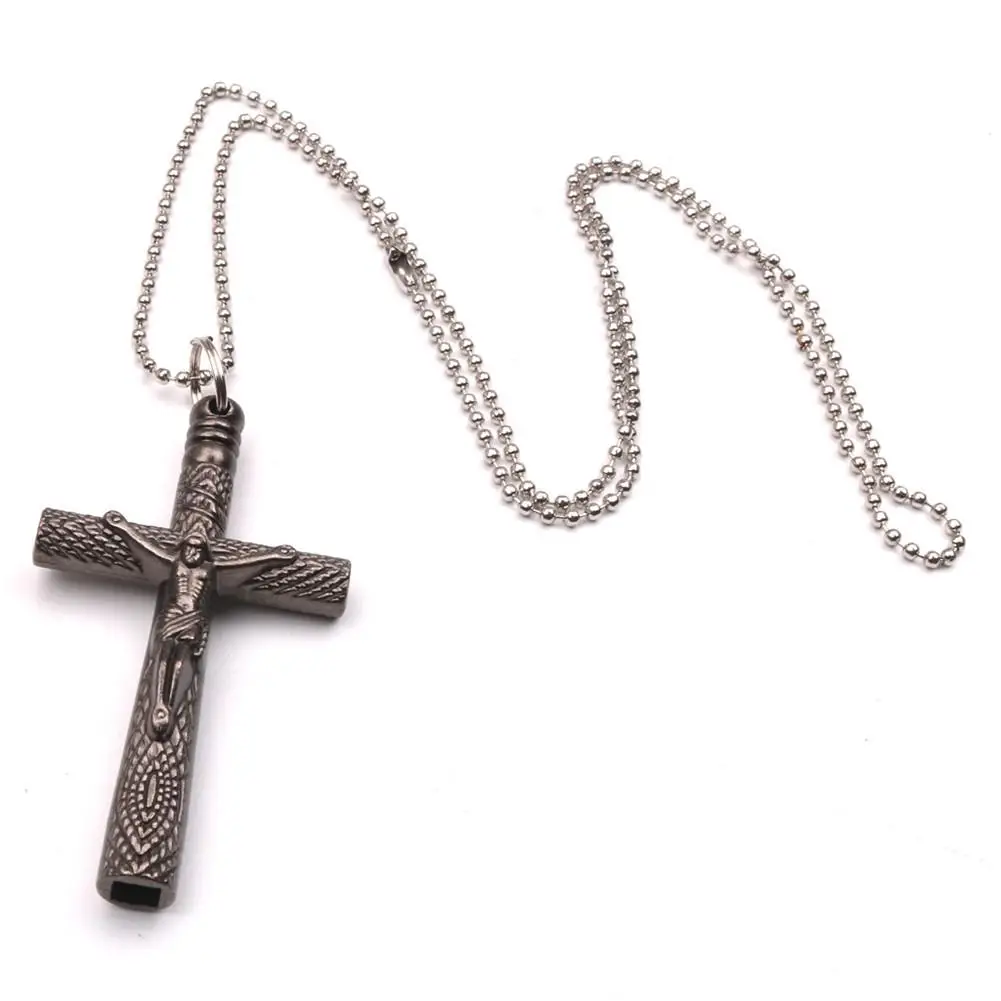 

YOUZI Drum Key Chain Necklace Cross Drum Head Wrench Jesus Cross Crucifix Tuning Accessories Screw Set Tool Kit