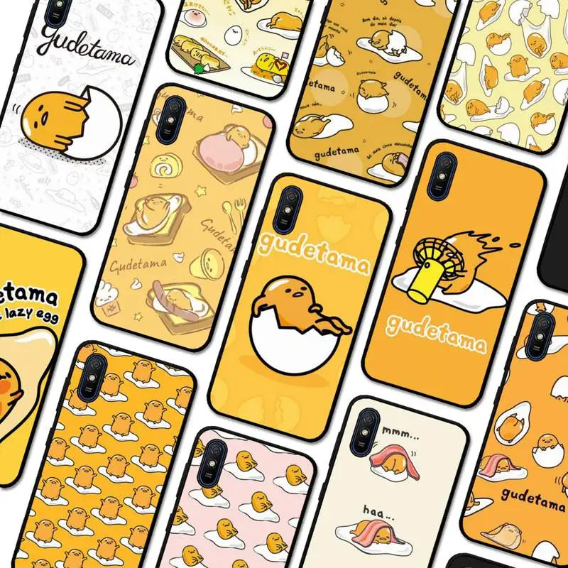 

Cute Cartoon Gudetama-S Phone Case for Redmi 5 6 7 8 9 A 5plus K20 4X S2 GO 6 K30 pro