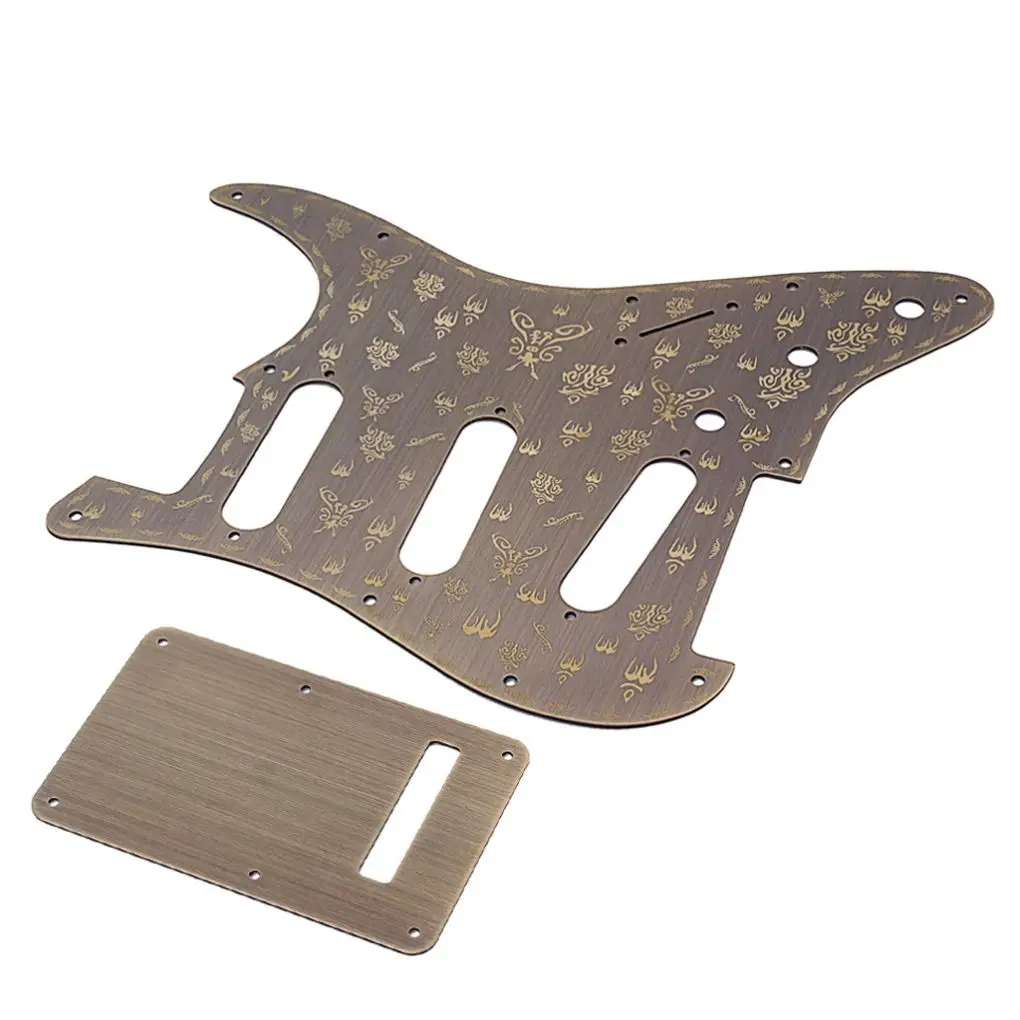 

Guitar Pickguard Aluminum Alloy Back Cover Pick Guard Parts Supplies