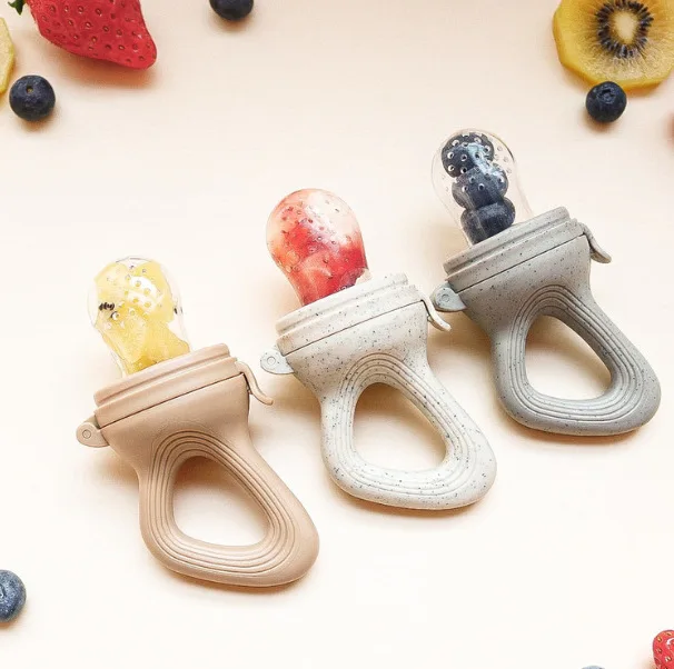 

Silicone Baby Pacifier with Cover Food Vegetable Supplement Soother Infant Nibber Fruit Feeder Baby Teether Baby Feeding Items