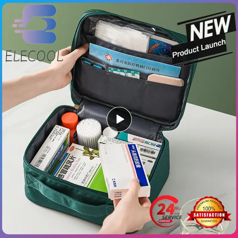 

Waterproof Medication Storage Kit Medicine Cabinet Portable Storage Bag Thickened Medicine Box Organizer Emergency Medicine Bag