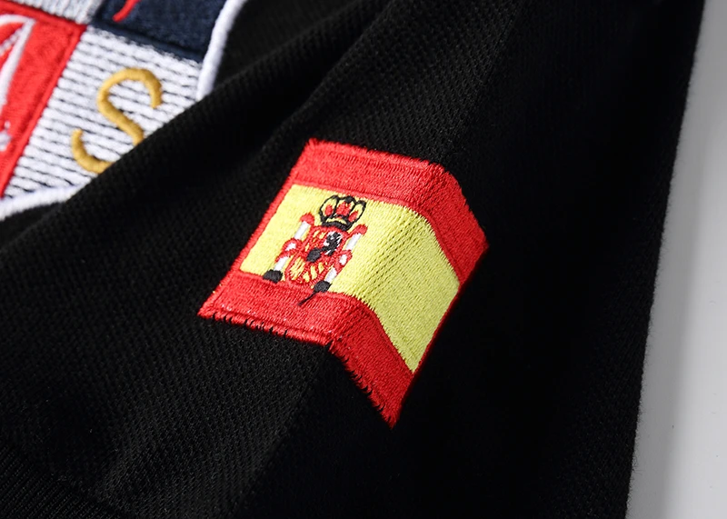 Бесплатная доставка! 2022 высококачественные желтые испанские поло с национальным