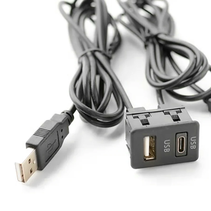 150 см автомобильный приборный прибор для скрытого монтажа 2 USB-порта панель лодка