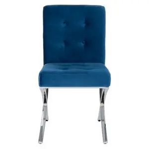 S Nail Head Luxury Pu Leather Durable Stainless Steel Firm Comfortable Stylish Dining Chairs For Sale