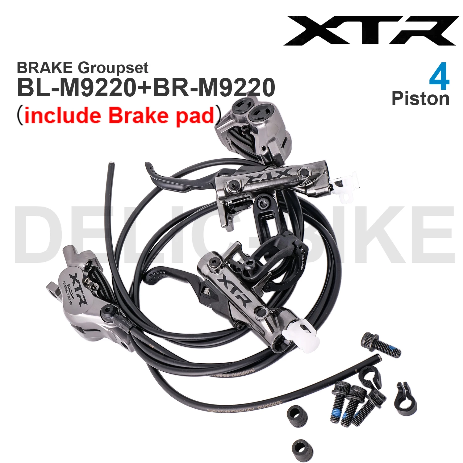 Комплект оборудования Shimano XTR M9200 на 12 скоростей: SW-M9250-R, RD-M9250, FC-M9200, CS-M9200, CN-M9100, M9220, тормоза EC-DN100, BT-DN320. Оригинальные запчасти. (art.: 3920dbcd19e04) - 3920dbcd19e04