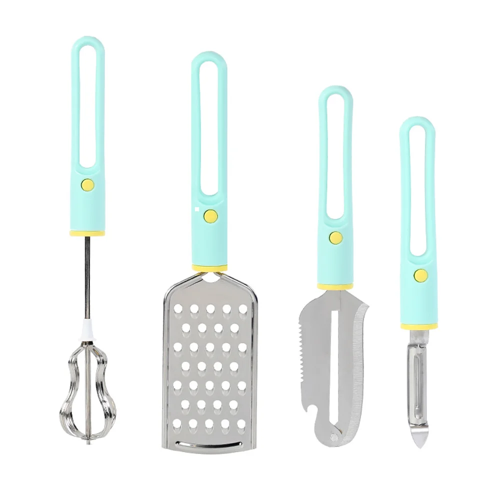

1 Set Stainless Steel Kitchen Eggbeater Paring Knives Grater Knives for Digging