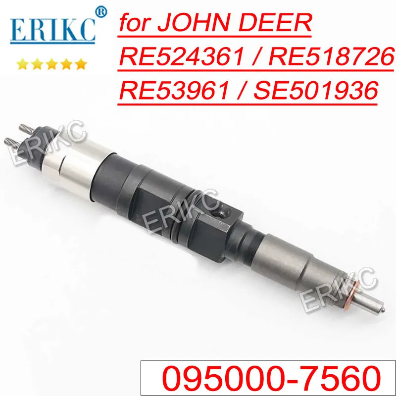 

095000-7561 Sprayer Nozzle Inyector 095000-7562 Common Rail Diesel Injector 095000-7560 for DENSO JOHN DEER RE518726 RE53961
