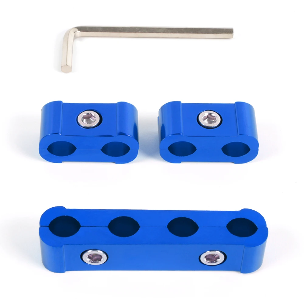 

Алюминиевая Свеча зажигания для автомобильного двигателя, 3 шт., электрический провод, устройство для подключения кабеля, зажим для провода 8 мм, 9 мм, 10 мм