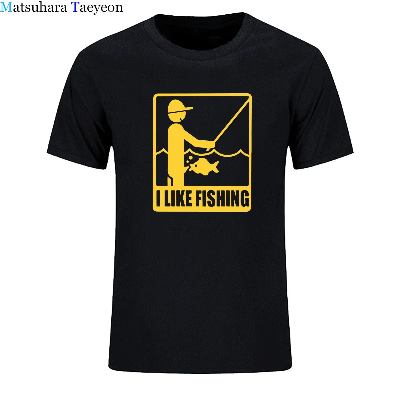 

Футболка I Like Fishing Angler, забавная Мужская футболка с коротким рукавом, дизайнерская мягкая летняя рубашка из 100% хлопка для взрослых