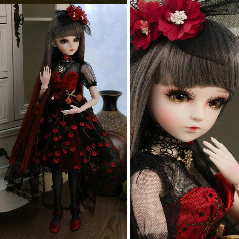 

Кукла шарнирная со сменными глазами и лицом, 60 см