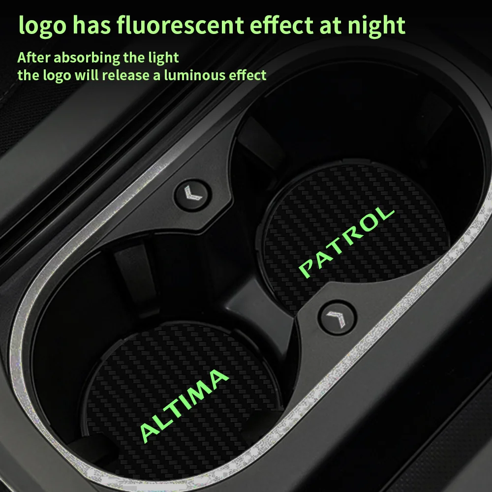 Автомобильный противоскользящий держатель для чашки с водой из углеродного