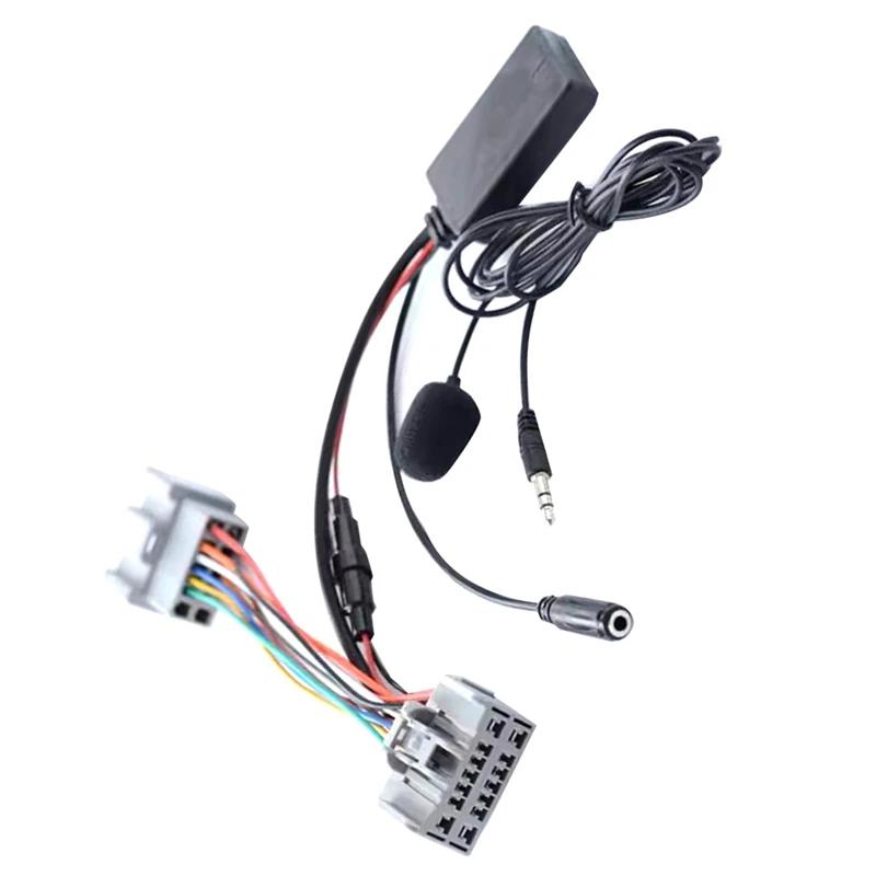 Автомобильный Bluetooth беспроводной телефонный звонок громкой связи AUX вход Адаптер