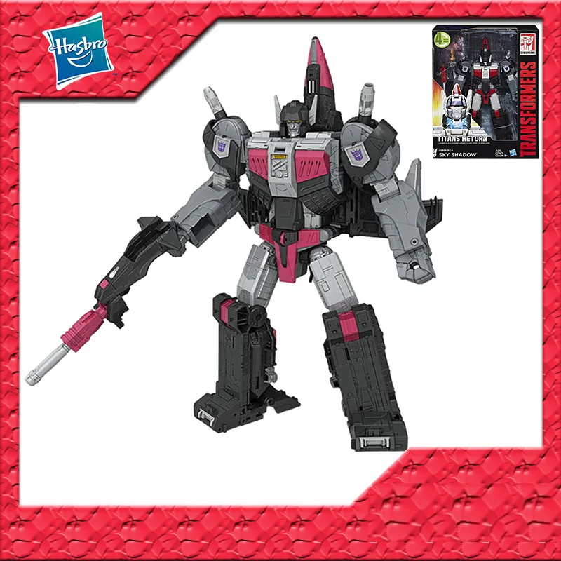 

Оригинальные фигурки героев мультфильма Hasbro Трансформеры TITANS RETURN SKY SHADOW Leader из ПВХ, фигурки героев аниме, модели игрушек