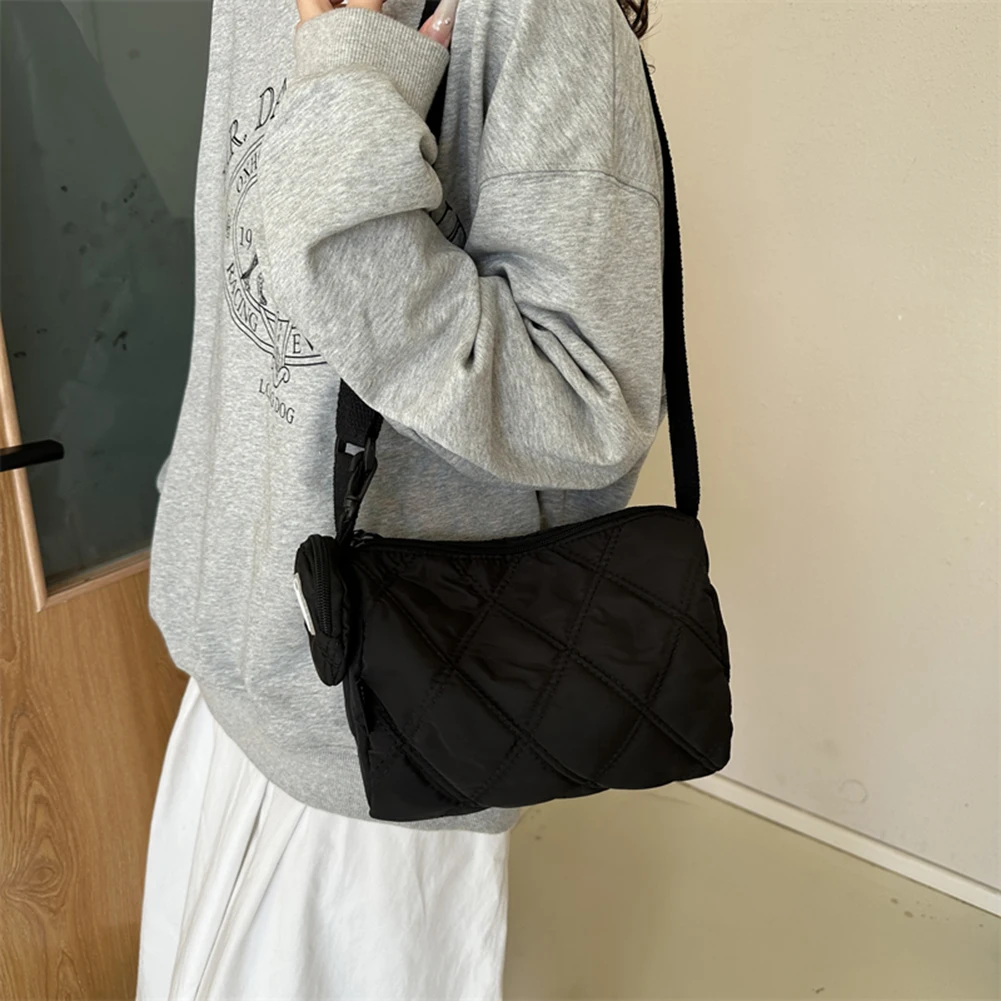 

Women Diamond Embroidery Shoulder Messenger Bag with Coin Bag Hobo Bag