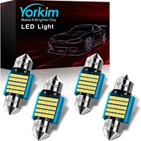 yorkim de3022 led bulb white 15 smd 3014 chipset no polar 31mm led bulb canbus error free de3175 led car interior bulb pack of 4