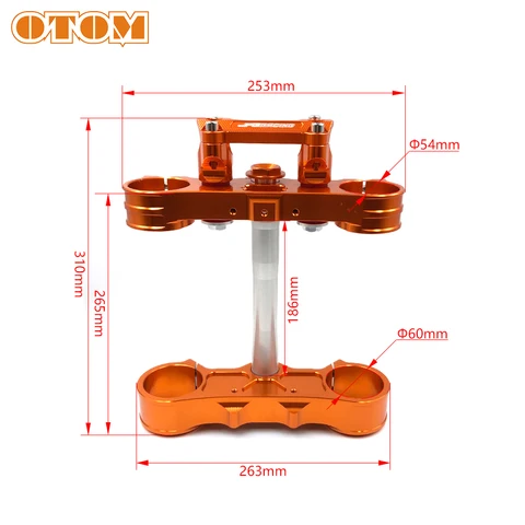 OTOM для мотоцикла KTM, рулевой ремень, верхние/нижние тройные зажимы для деревьев и бритвенное крепление SX EXC XCW XCF 125-530
