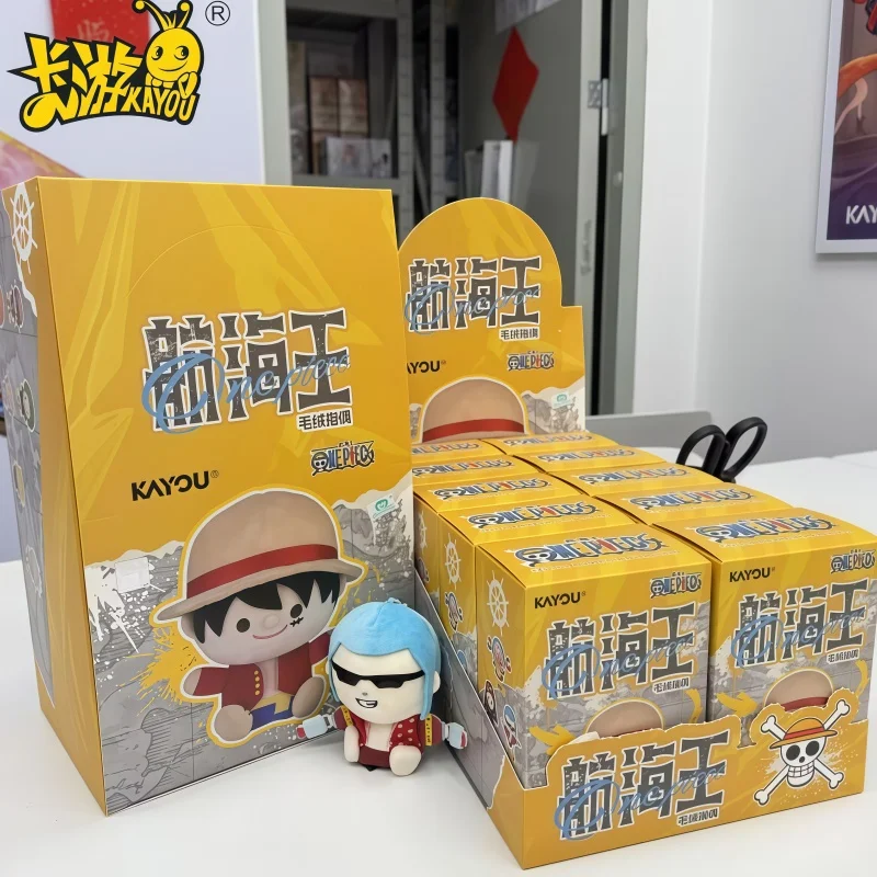 Фото Оригинальная коллекционная фигурка KAYOU One Piece в закрытой упаковке, милый брелок-подвеска: Луффи, Санджи, Чоппер, Зоро, Нами. Загадочная коробка, аниме-игрушка, подарки для фанатов. №1