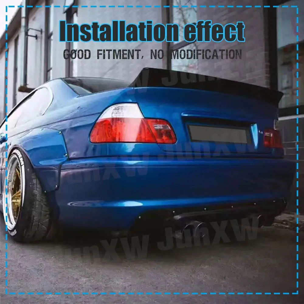 Задний спойлер из углеродного волокна для BMW 3 серии E46 1998-2004 ABS задний на багажник