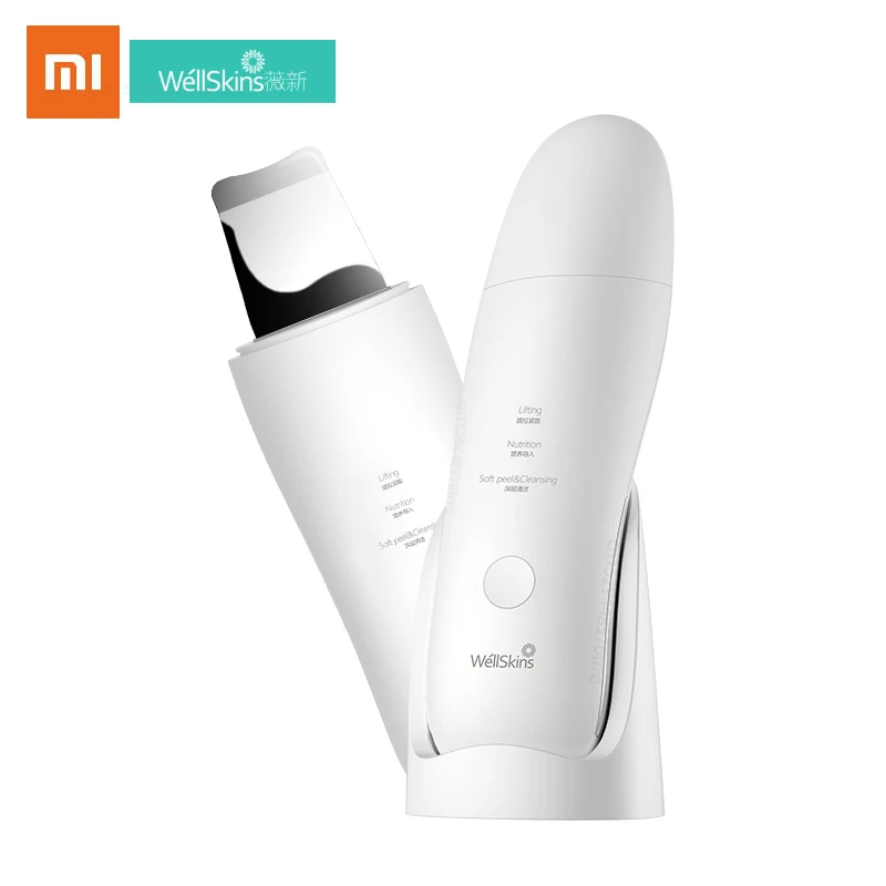 

Xiaomi WellSkins Ultrasonic Peeling Machine WX--CJ101 Ultrasonic cleaner Deep Cleansing Face Rechargeable Beauty Instrument