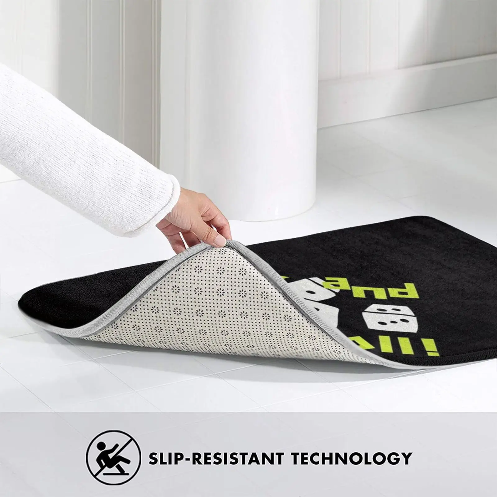 Рок-н-ролл музыкальный любовник дизайнерский коврик нескользящий