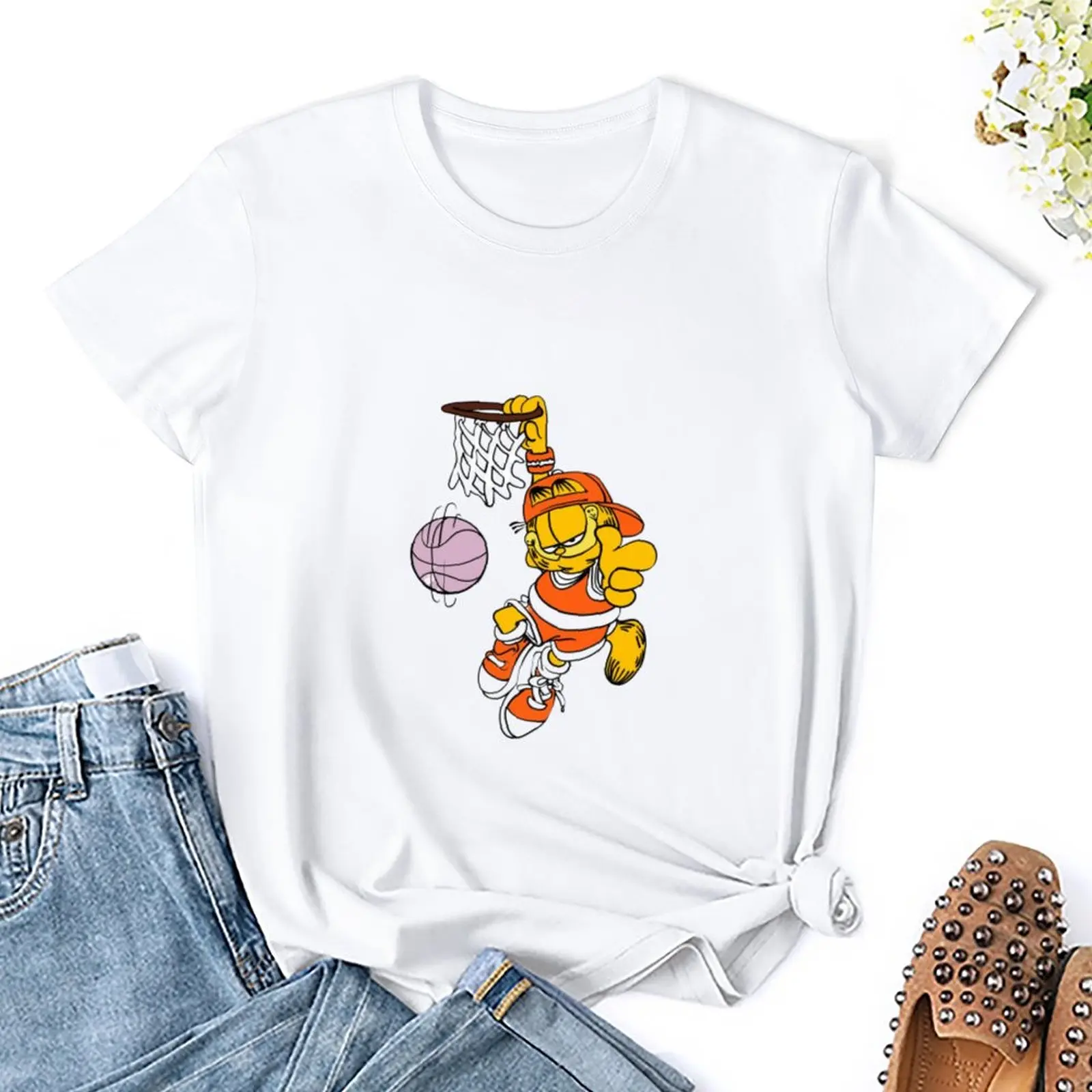 

Women'S T-Shirt Cartoon Cute Spring/Summer Top Short Sleeve Plus Size Can Be Customized Individually 2023 Cotton Blouse