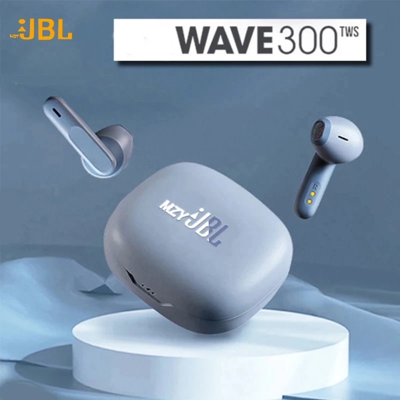 

mzyJBL Wave300 True Wireless Bluetooth Headphones IPX2 Waterproof Earphones Touch Control In-Ear Headset Built-in Mic For Phone