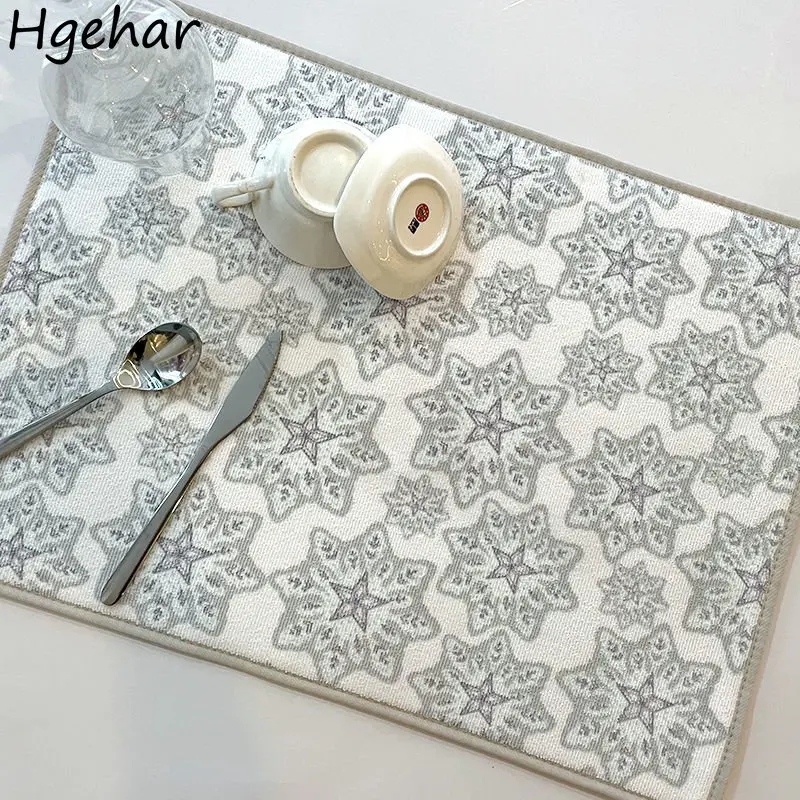 Нескользящие Коврики для стола 40 х55 см, Скандинавская домашняя посуда, коврик, теплоизоляция, абсорбирующие многофункциональные салфетки, украшение для дома