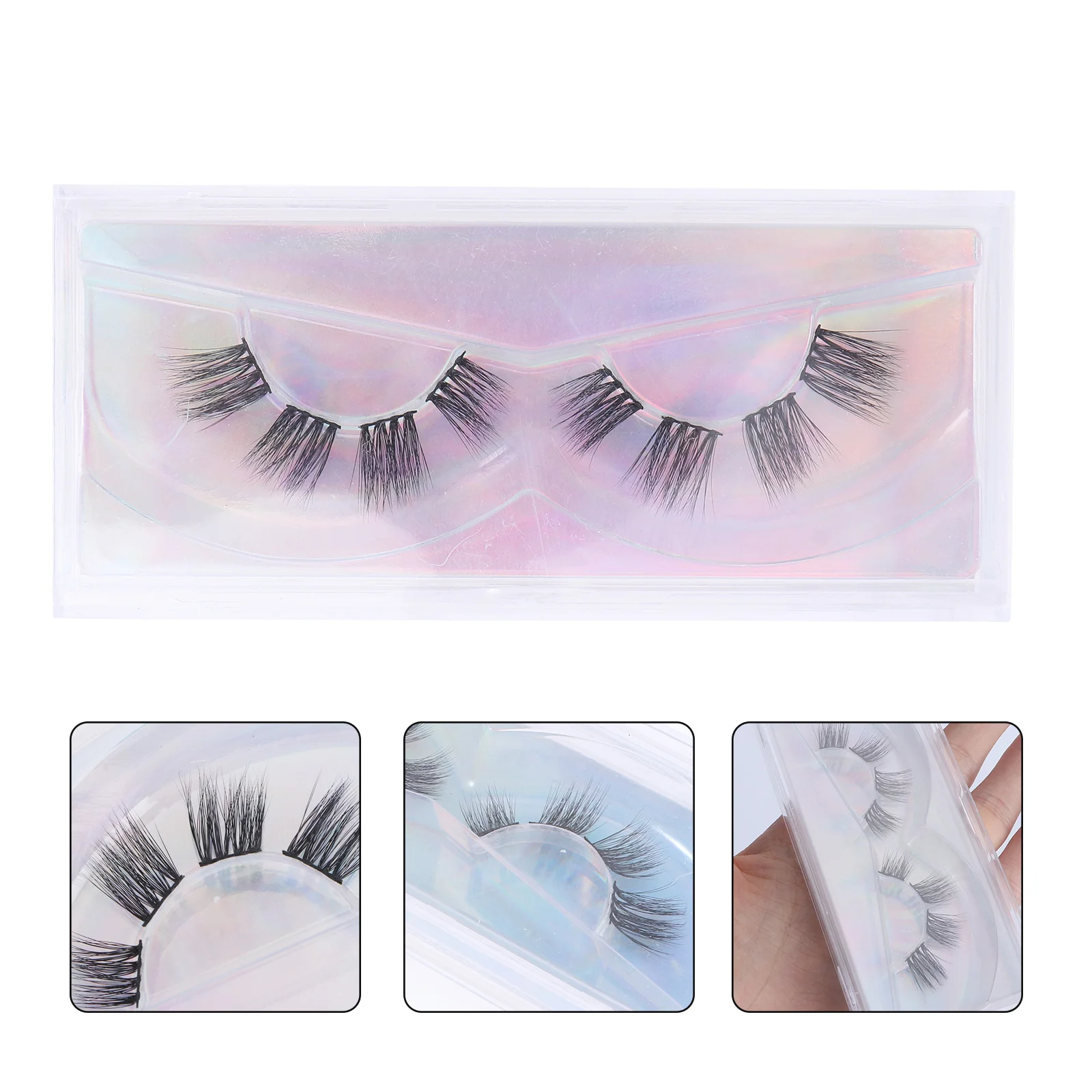 

Карнавальные вечерние ресницы инструмент для ресниц натуральные ресницы макияж гаджеты сегментированные ресницы плотные Искусственные р...