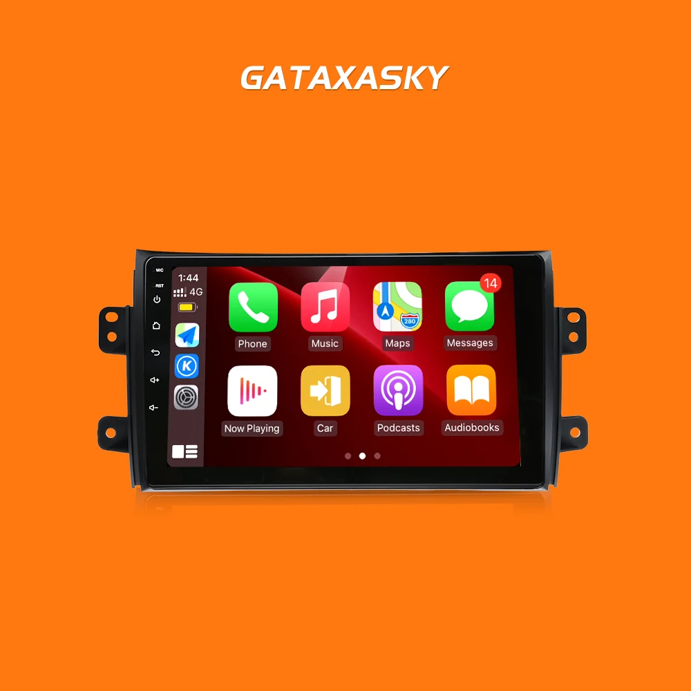 

GATAXASKY 9'' Android 10 Car Video Player Multimedia For Suzuki SX4 2006-2014 Radio Stereo GPS Wifi Audio Carplay Navigation