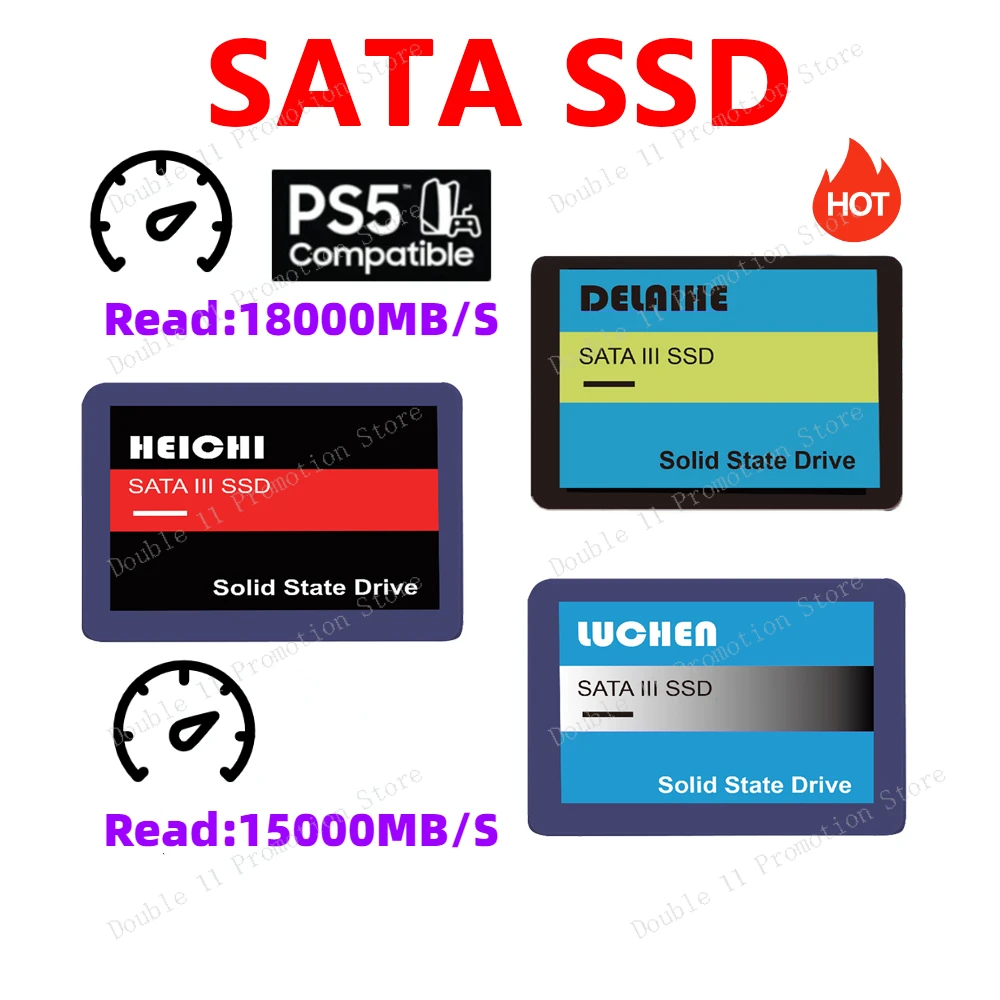 

New SSD Sata 1TB 2TB Hard Drive Disk Sata3 2.5 Inch 4TB Ssd TLC 500MB/S Internal Solid State Drives For Laptop And Desktop