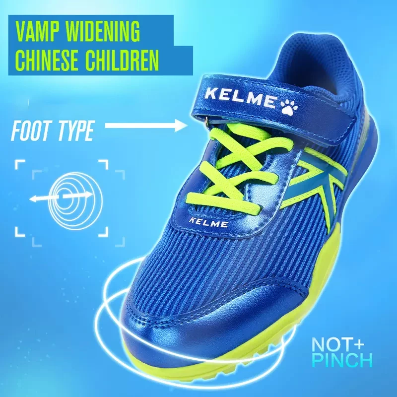KELME Professional Kid's Soccer Shoes TF Crushed Spike Trainers Breathable Non-slip Children Sports Shoes Football Boots 6893171