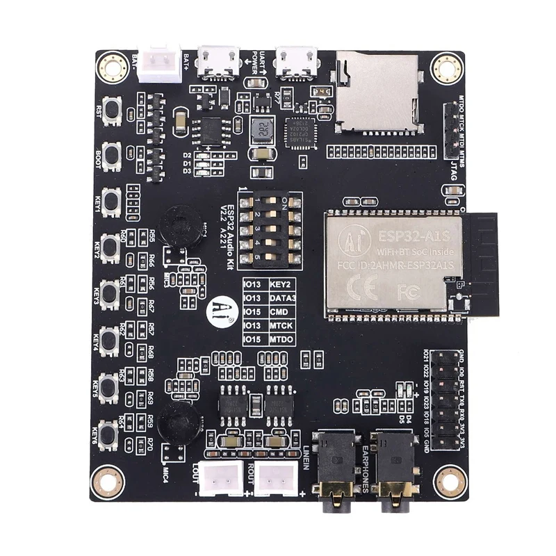 

ESP32-Audio-Kit ESP32 Audio Development Board Wifi Bluetooth Module Low Power Dual-Core With ESP32-A1S 8M PSRAM Serial To Wifi